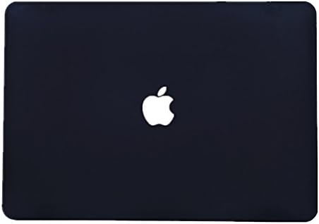 SE7ENLINE COMPATÍVEL com MacBook Pro 13 polegadas Modelo A1278 com CD-ROM 2010/2011/2012 Laptop Capa de proteção de concha dura e bolsa de manga e capa do teclado Skin & Screen Protector & Dust Plug, Black Matte Black