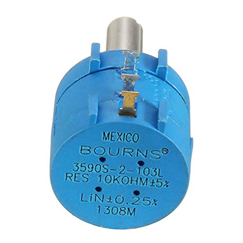 Daoki 2pcs 3590S-2-103L 10K ohm Bourns Wirewound Potentiomet Pot 10 Turn Turn.