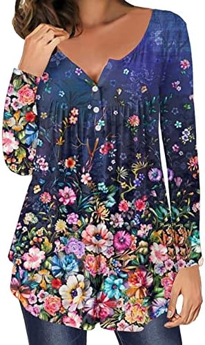 Tops femininos, mulheres Henley Botton Decont Shirts Tunic Tops para leggings Camisetas de manga curta Mulher blusas de verão