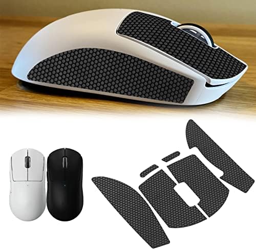 2 Definir adesivos não deslizantes Substituição compatível com Logitech G Pro X Ultralight Wireless Gaming Mouse TPEE Mouse Anti-Slip Stickers Black