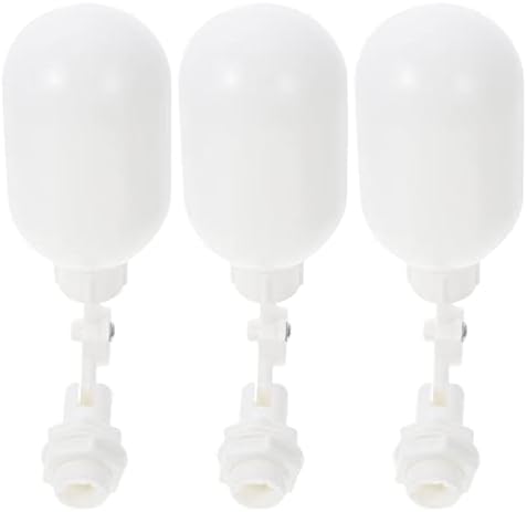 Bolas de água plásticas Válvulas brancas: 3pcs Válvulas de reposição de flutuação de água de água