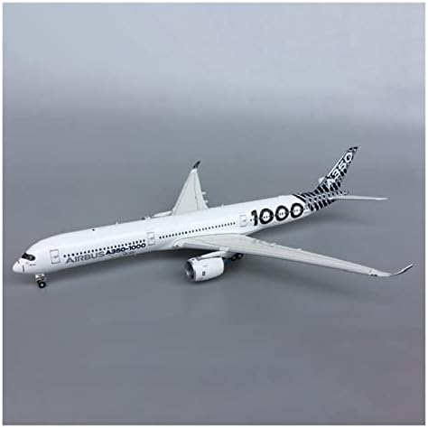 Modelos de aeronaves 1/400 escala Airbus para A350-1000 F-WLXV Simulação de protótipo Aeronave Modelo de decoração estática Coleção gráfica Display