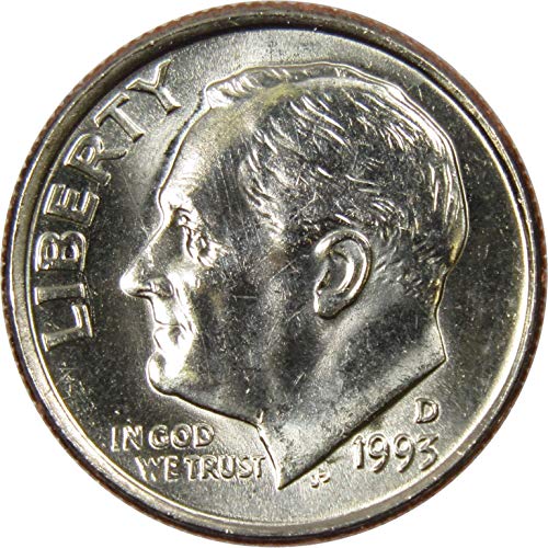 1993 D Roosevelt Dime Bu Uncirculed Mint State 10c Us Coin Collectible