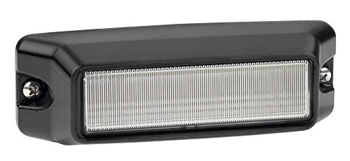 Sinal federal ipx620b-ra impAxx de cor dupla LED externa/perímetro Luz, LEDs vermelhos e âmbar, lente transparente