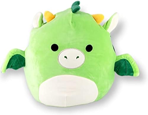 Squishmallow Kellytoys - 12 polegadas - Dexter The Green Dragon - Super macio travesseiro de animal de brinquedo Pal