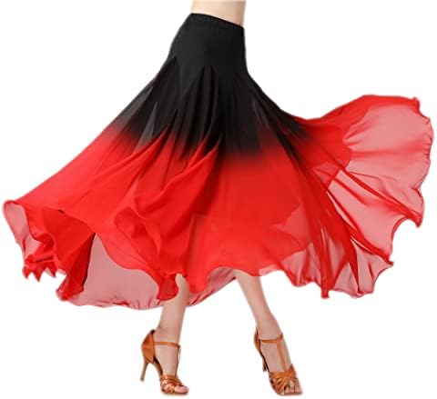 CISMARK® elegante baile dança dança de dança de dança de dança longa saia de malha de swing
