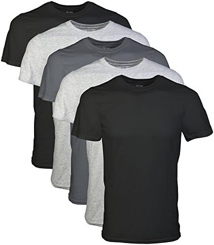 Camisetas da tripulação masculina de Gildan, multipack, estilo G1100