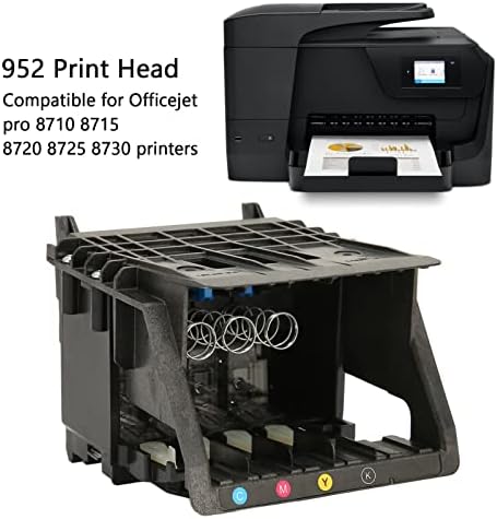 Cabeça de impressão, acessórios da impressora, cabeça de impressão substituível, peça de substituição da impressora, 952 Substituição do cabeçote de impressão para o OfficeJet Pro 952 Compatível com o Office Jet 8710 8715 8720 8725 8730