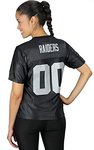 Las Vegas Raiders NFL Equipe feminina Dazzle Jersey, Black