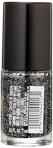 Maybelline New York Color Show Black to Black Nail Color, Poeira preta, 0,23 onça fluida