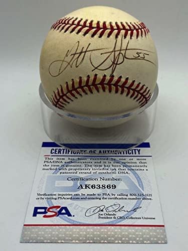 Garrett Stephenson Cardinals assinou o autógrafo OMLB Baseball PSA DNA - Bolalls autografados