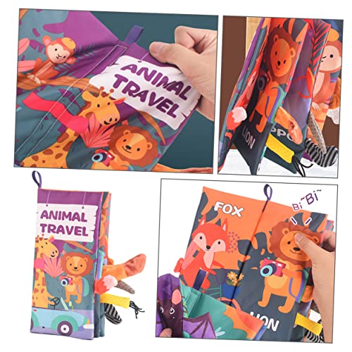 ALASUM 2PCS Livro de tecido para criança Toys Juguetes Para menina Toys Toys Toys Cloth Baby Books Cloth Book for Toddlers Crinkly