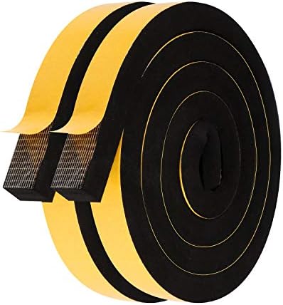 Futuwi Ar condicionado Isolador-2 rolos, 1 polegada de largura x 1 polegada de espessura total de 13 pés de comprimento, remoção do