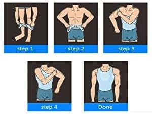 Henicepte Men Slimming Control Control Compressão do peito Hide Ginecomastia sub -camiseta Shapewear