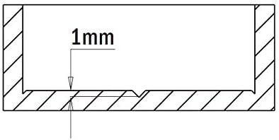 CMT 317.200.12 Bit de chato de dobradiça, 20 mm de diâmetro, haste de 10x26 mm, rotação à esquerda