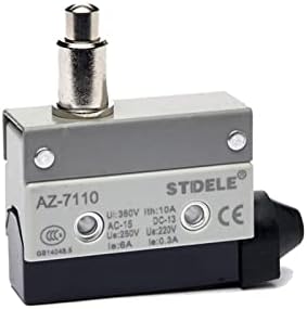 Interruptor limite de bófy micro switch AZ -7141.az-7110.az-7121.az-7311.az-7100.az-7166.az-7124 Comutimento limite de viagem Reset/Momentary Silver Contact Switches