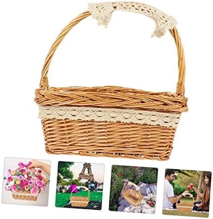Cestas de cesto de cesta de cestas de cesta de quintal para casamentos cestas de casamento cestas tecidas