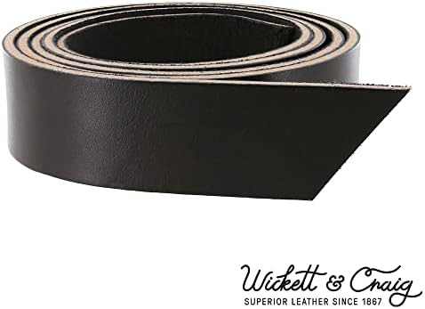 Wickett & Craig 'arnês tradicional' tira de couro, preto, 55 a 60 de comprimento, 9-11oz