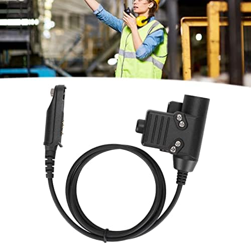 U94 Plug portátil PTT Plug, adaptador de fone de ouvido com clipe, fio de tração PU PTT para UV? 9R Plus para UV? XR para BF?