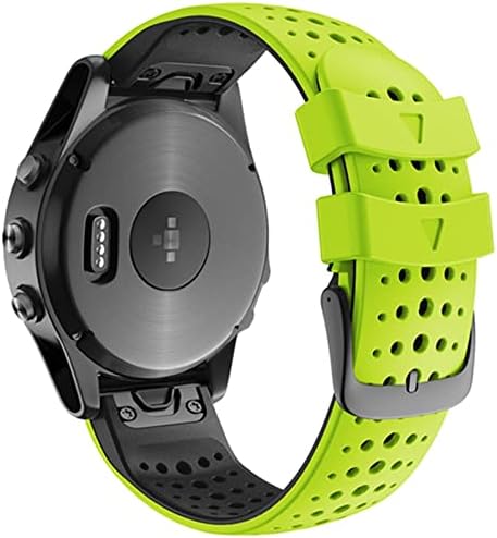 WSCEBCK Sport Silicone Watch Band Strap para Garmin Fenix ​​7 6 6 Pro Fenix ​​5 Forerunner 935 945 EasyFit Redução rápida 22mm