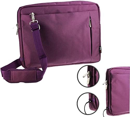 Navitech Purple Sleek Water Resistente Travel Bag - Compatível com Sylvania 10 ”Blu -ray Player portátil