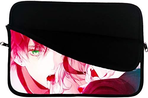 Manga de luva de laptop de anime de amantes de diabolik - Protecte seus dispositivos em grande estilo com este laptop de bolsa de computador de anime e manga de tablet