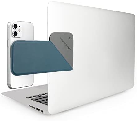 Portador de telefone MOFT Snap para laptop, laptop FoldAway Top/Side Mount, Portable Monitor Laptop Expansion Stand para configuração de tela dupla em movimento, Wanderlust Blue