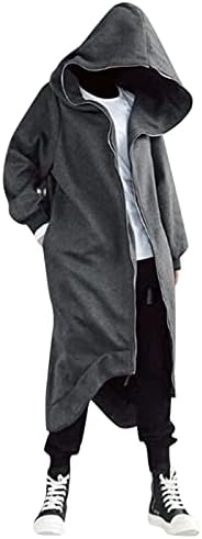 Masculino 3D Vintage estilo étnico impressão com capuz com capuz comprido casaco de capuz Jaket Rain Slick