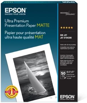 Epson Ultra Premium Apresentation Paper Matte, White