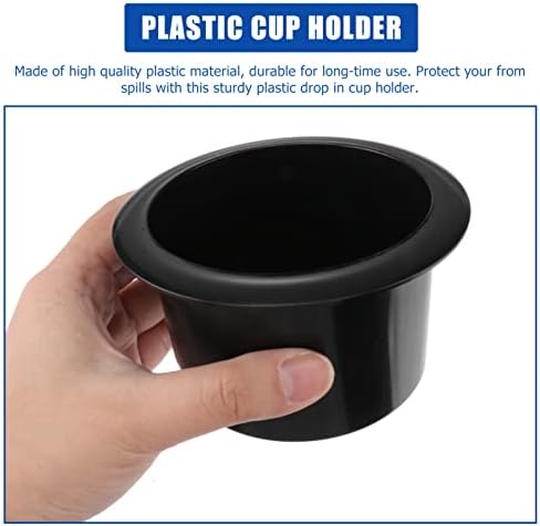 Housoutil 2 PCs Cup Holder Insert, suporte de copo de substituição de plástico para sofá -sofá de carro reclinável mesa de pôquer