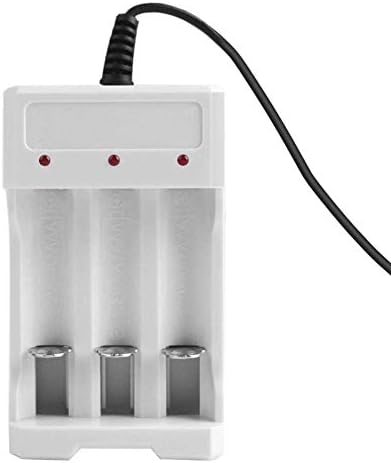 USB 3 Slots Carregador de bateria universal para baterias AA/AAA recarregáveis ​​e durabilidade e atração criativas