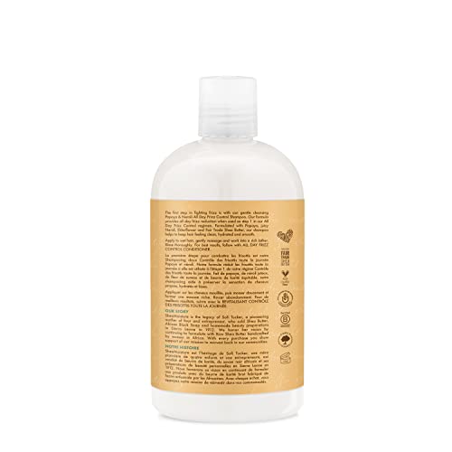 SheaMoisture Frizz Control Shampoo para frizz propenso a mamão de cabelo e shampoo livre de sulfato Neroli 13 oz