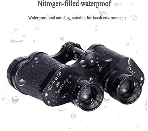 Binóculos de binóculos cnnrugs binóculos, oculares grandes adultas com lente óptica BAK4, compacto de grande ângulo à prova d'água para