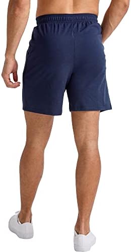 Bolsos de algodão dos originais masculinos de Hanes, shorts de ginástica Jersey, 7