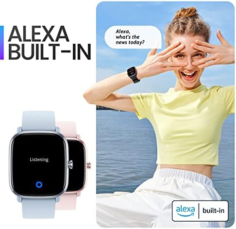 Amazfit [2022 nova versão] GTS 2 Mini Smart Watch for Men Mulher, Lifeting Battery de 14 dias, Alexa embutido, Health