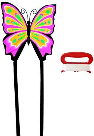 Besportble Butterfly Kite Color Impressa Jogo interativo interessante Props crianças brincando Kite Flying com 30 cm