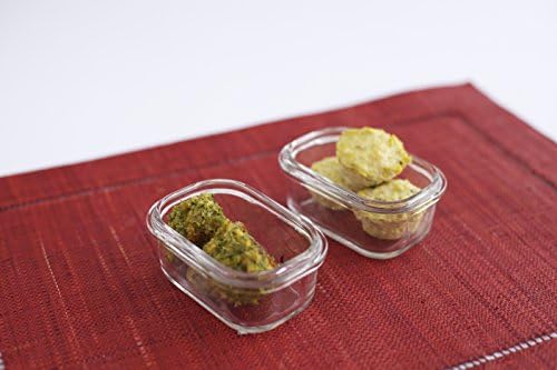 Wean Green Wean Tubs 5 onças de recipientes de vidro de comida de bebê - Pea