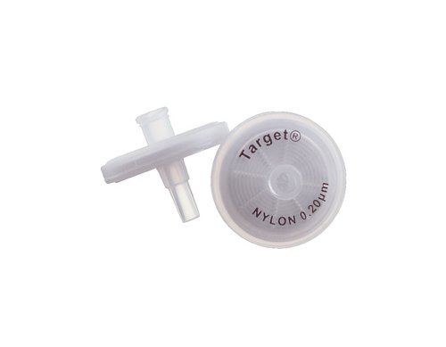 Filtro de seringa alvo de nylon científico nacional, pré -filtro, tamanho de poro de 0,20 µm, 30 mm de diâmetro externo