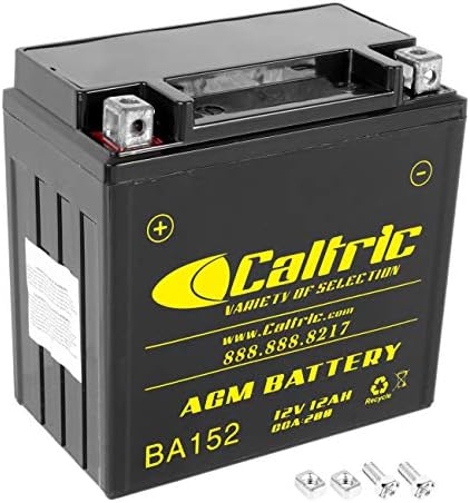 Bateria da AGM Caltric Compatível com Honda Trx350fe TRX-350FE TRX350FM RANCHER 350 4X4 ES S S S 2000 2004 2005 200