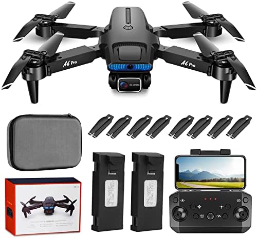 Drone HHD FPV com câmera 2K para adultos, quadcopter dobrável RC para iniciantes com 40 minutos de voo, controle de aplicativos,