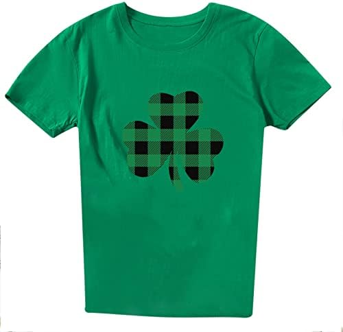 T-shirt de leopardo de leopardo do Dia das Mulheres de São Patrício