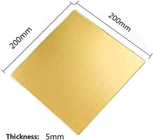 Placa de latão de kekeyang folha de cobre pura folha de metal de papel alumínio rico em especificações e tamanhos 100mmx100mm, 200mmx200mm placa de latão folha de metal