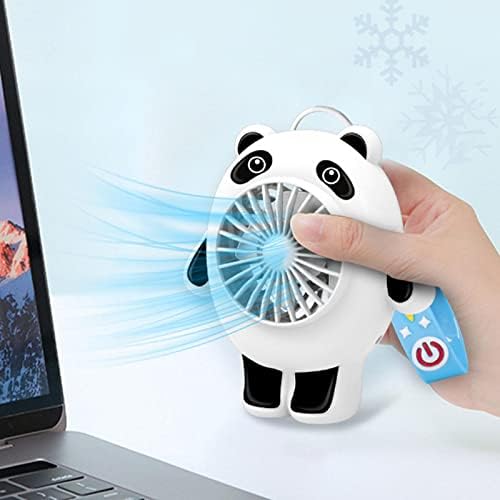 Xiaoguozi Hand segurou o ventilador para resfriamento | Fã pessoal PANDA MODE FAM ELÉTRICO PORTÁVEL PARA VIAGEM | Ventilador portátil