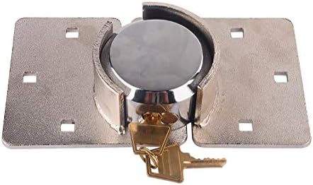 Conjunto de cadeado e hasp, fortaleza pesada 1/2 x Van Garage Shed Security Security Padlock Set Lock de 73mm Aço