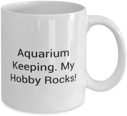 Manter aquário. Meus rochas de hobby! 11 onças de caneca de 15 onças, copo de manutenção de aquário, novos presentes para