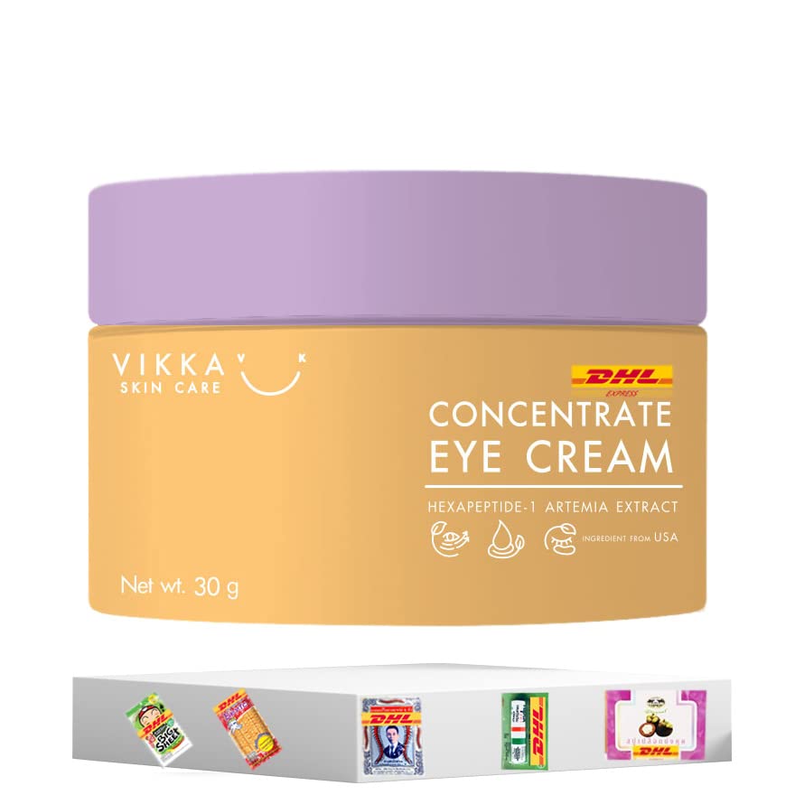 DHL 15G Vikka Skincare Concentro Creme para os olhos Anti envelhecimento Círculo de rugas de umidade sob o olho Express por THAGIFTSHOP [Obtenha máscara facial de tomate grátis]
