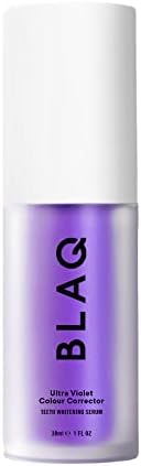 Blaq Ultra Violet Color Corrector Serum para dentes - Brilhando de creme dental roxo Serum - Fluoreto Livre e Peróxido