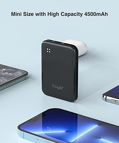 TG90 2 pacote 4500mAh e 6000mAh portátil carregador de telefone portátil Bateria embutida no cabo