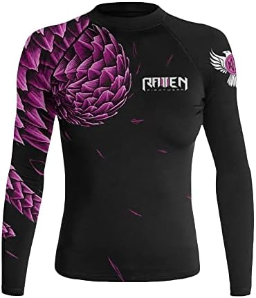 Raven Fightwear Power feminino Pangolin BJJ Rash Guard MMA