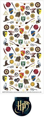 Paper House Productions Harry Potter Hogwarts Carta de 12 meses de 7,5 Planejador com adesivos de bandeira de mês e evento e muito